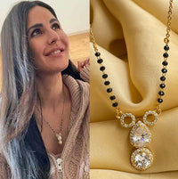 Thumbnail for Katrina Kaif Wedding Inspired Gold Plated Mangalsutra