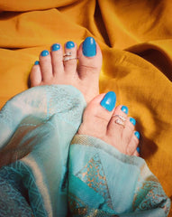 Dailywear Beautiful Silver Toe Rings