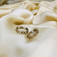 Thumbnail for Elegant Gold Oxidised Toe Rings - Abdesignsjewellery