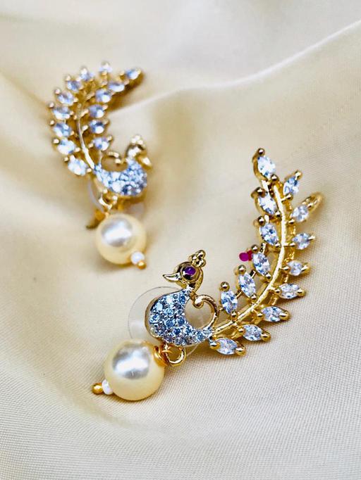 Peacock American Diamond Stone Necklace - Abdesignsjewellery