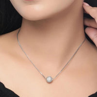 Thumbnail for Dailywear Silver Ball Necklace - Abdesignsjewellery