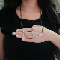 Thumbnail for Alice Christy Wedding Diamond Mangalsutra - Abdesignsjewellery