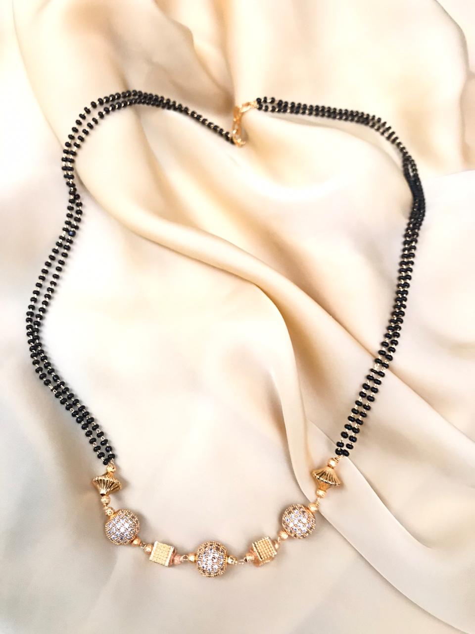 High Quality Gold Ball mangalsutra - Abdesignsjewellery