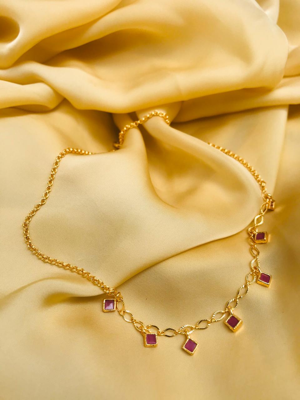 Dailywear Square Necklace - Abdesignsjewellery