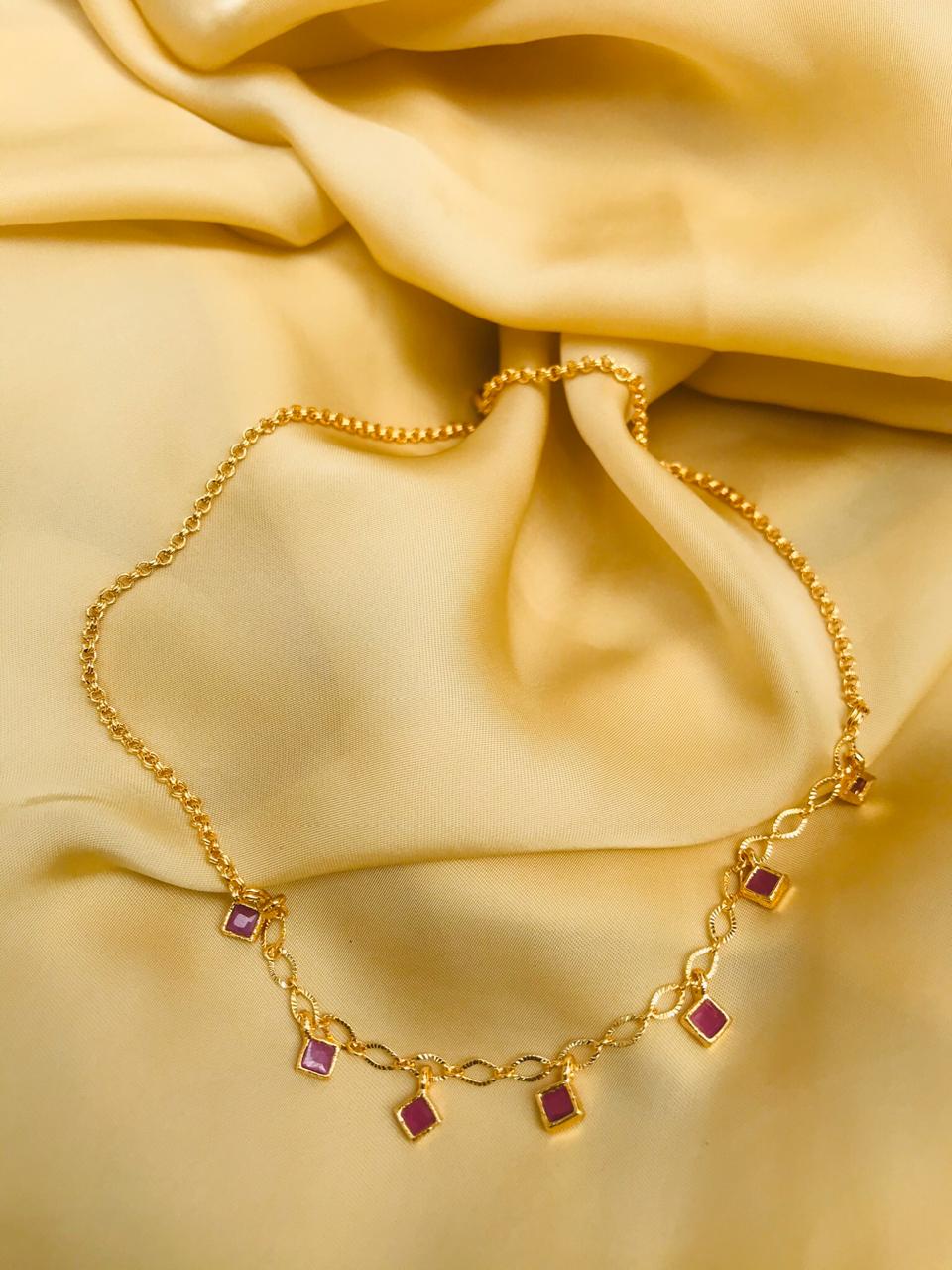 Dailywear Square Necklace - Abdesignsjewellery