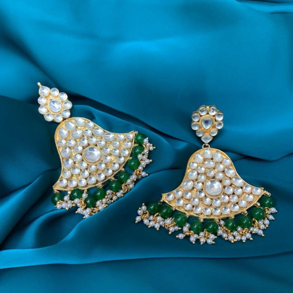 Beautiful Jadau Kundan Earrings For Women