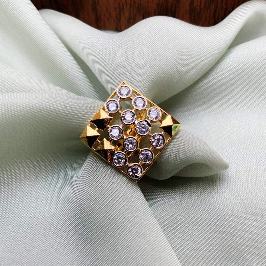 Antique Square Diamond Fancy Ring - Abdesignsjewellery
