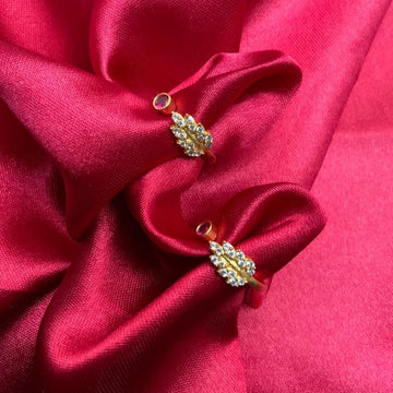 Beautiful Allure Bejewelled Women Toe Rings - Abdesignsjewellery