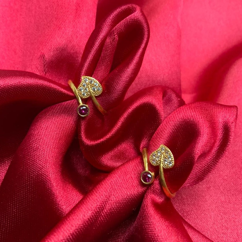 Elite Fancy Women Toe Rings - Abdesignsjewellery