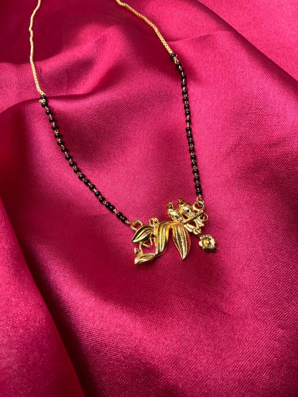 Gold Plated Two Bird Mangalsutra