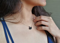 Thumbnail for Iconic Black Swan Rose Gold Chain