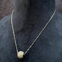 Thumbnail for Metallic Victorian Silver Ball Chain Dailywear Necklace