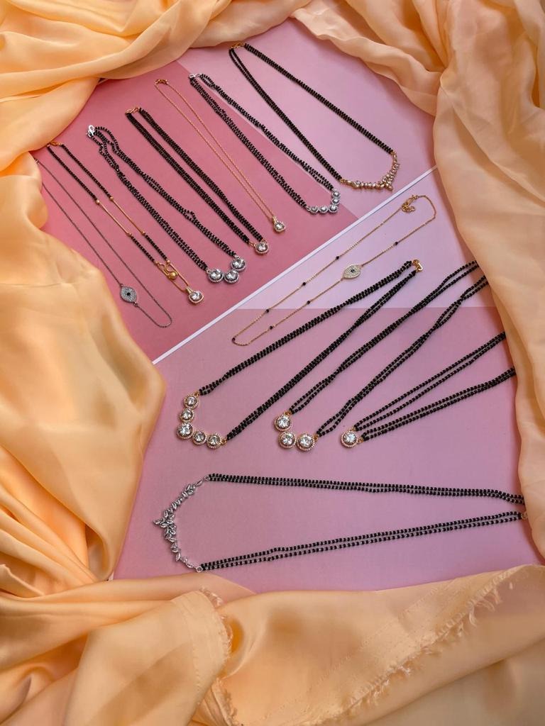 10 Simple Dailywear Gold & Silver Beautiful Mangalsutra Designs & 2 Dailywear Chains Mangalsutras Combo - Abdesignsjewellery