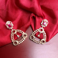 Thumbnail for Elegant Rose Gold American Diamond Earrings - Abdesignsjewellery
