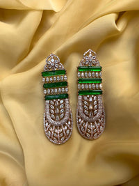 Thumbnail for Exquisite Rose Gold American Diamond Earrings - Abdesignsjewellery