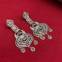 Thumbnail for Sparkling Silver American Diamond Earrings
