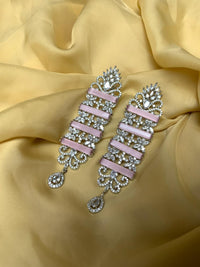 Thumbnail for Sparkling Silver American Diamond Earrings