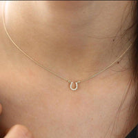 Thumbnail for Gold Horse Shoe Necklace Chain