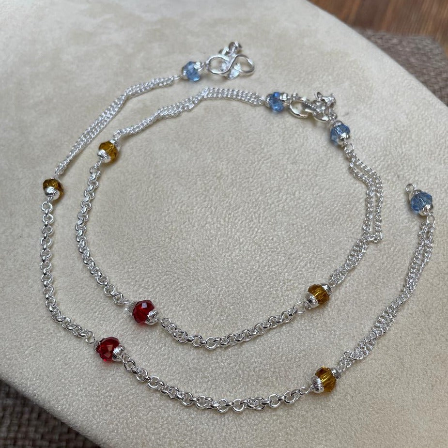 Classic Glittering Women Anklets - Abdesignsjewellery