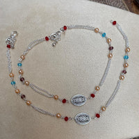 Thumbnail for Heritage Round Silver Women Anklets