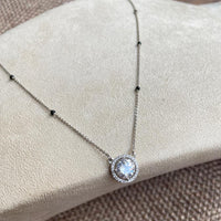 Thumbnail for Attractive Silver Single Stone Mangalsutra - Abdesignsjewellery