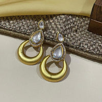 Thumbnail for Partywear Gold Plated Kundan Earring