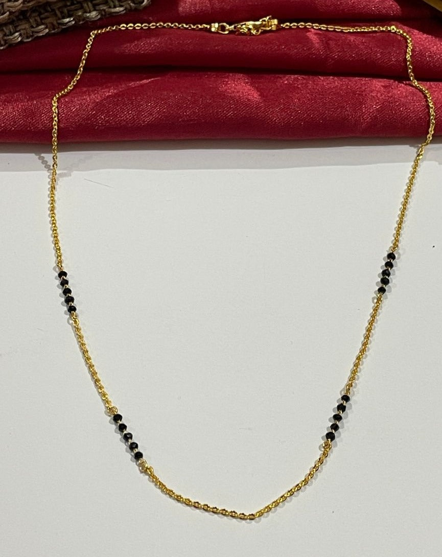 Crystal Simple Kidiya Mangalsutra - Abdesignsjewellery