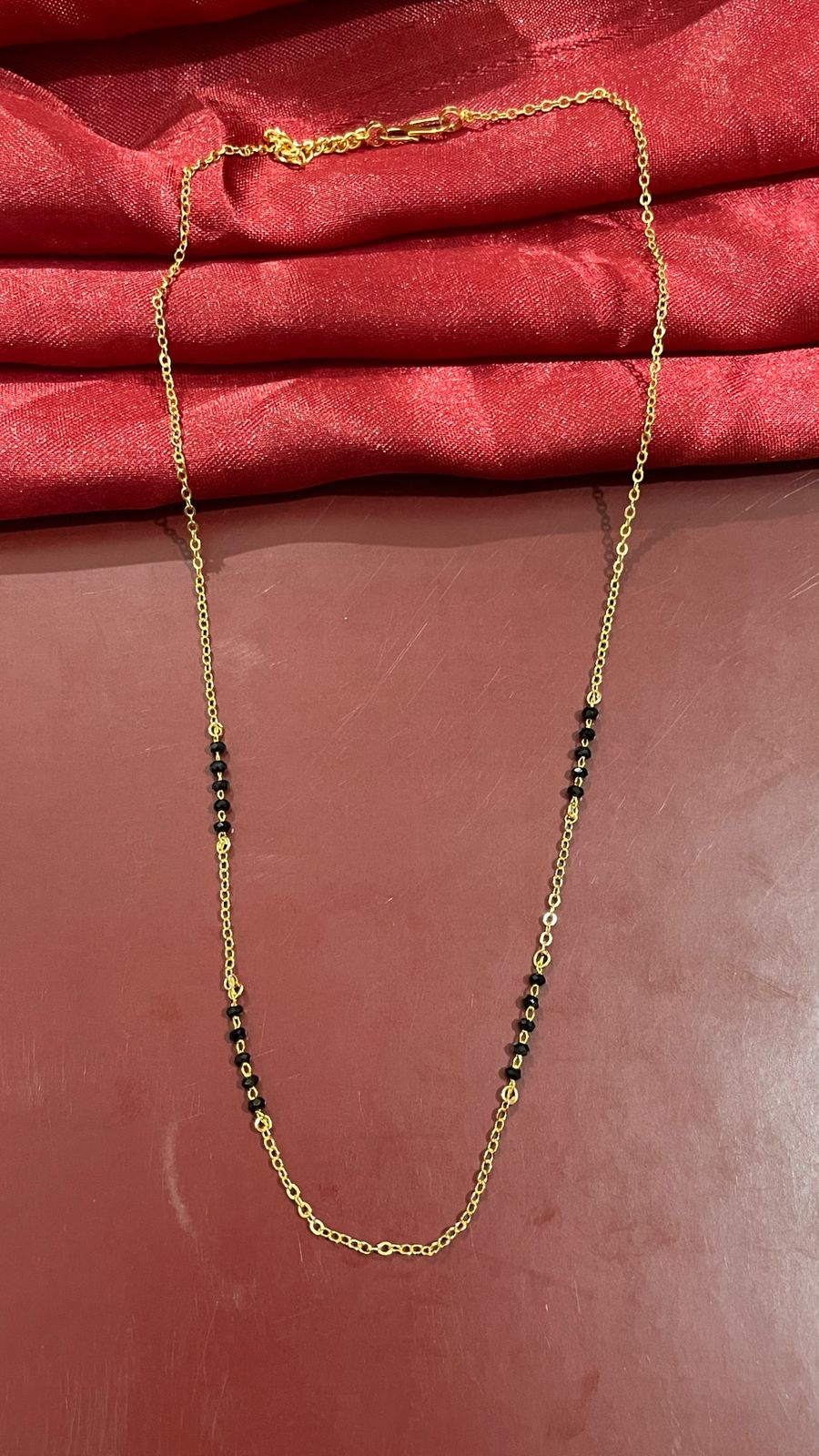 Crystal Simple Kidiya Mangalsutra - Abdesignsjewellery