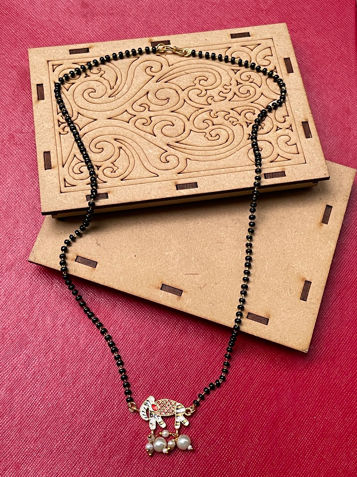 Handpaint Bridal Wedding Doli Mangalsutra - Abdesignsjewellery