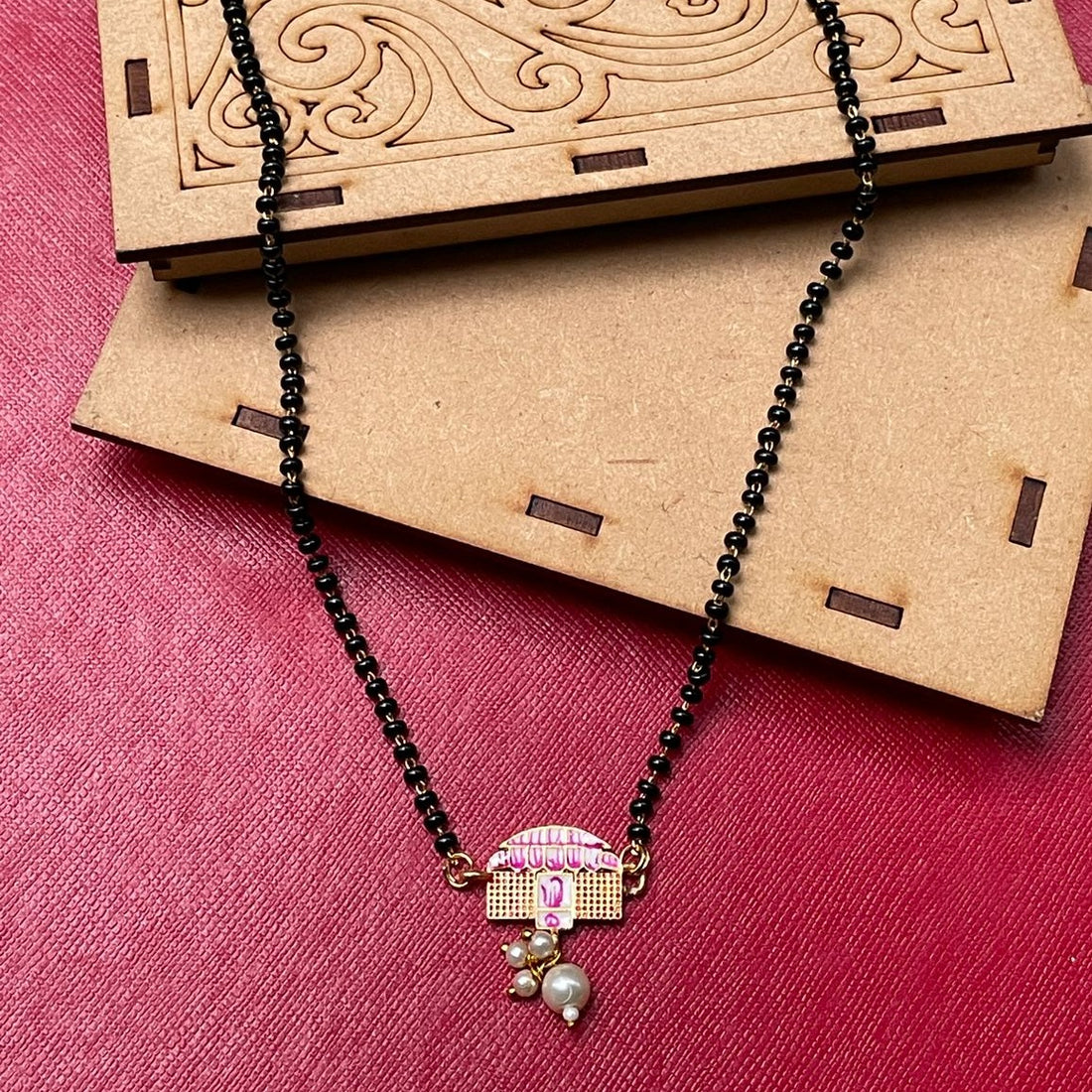 Handpaint Bridal Wedding Doli Mangalsutra - Abdesignsjewellery