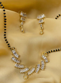 Thumbnail for Adorable Gold American Diamond Mangalsutra