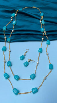 Thumbnail for Blue Stone Dailywear Mala - Abdesignsjewellery