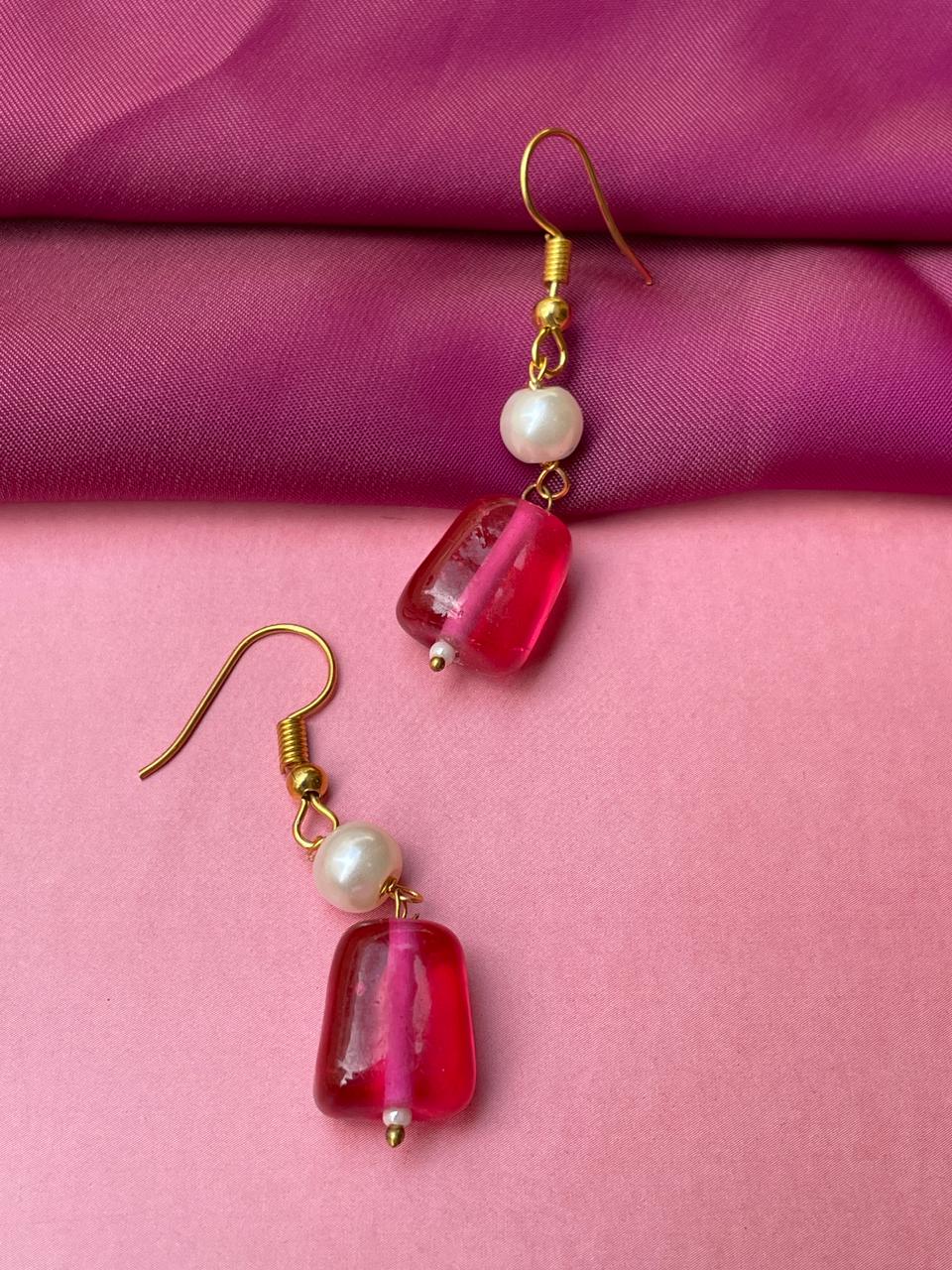 Pink Stone Dailywear Mala - necklace by Abdesigns Jewellery
