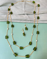 Thumbnail for Green Stone Dailywear Mala - Abdesignsjewellery