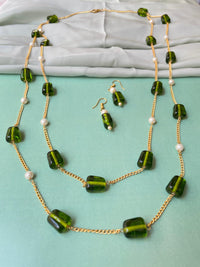 Thumbnail for Green Stone Dailywear Mala - Abdesignsjewellery