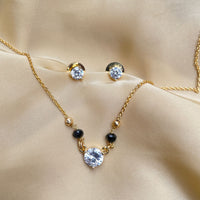 Thumbnail for High Quality Gold Plated Single Stone Mangalsutra For Women