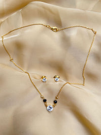 Thumbnail for High Quality Gold Plated Single Stone Mangalsutra For Women