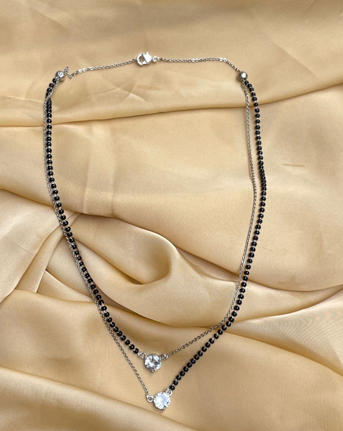 Beautiful American Diamond Mangalsutra - Abdesignsjewellery