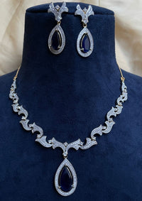 Thumbnail for lovely American Blue Diamond Necklace