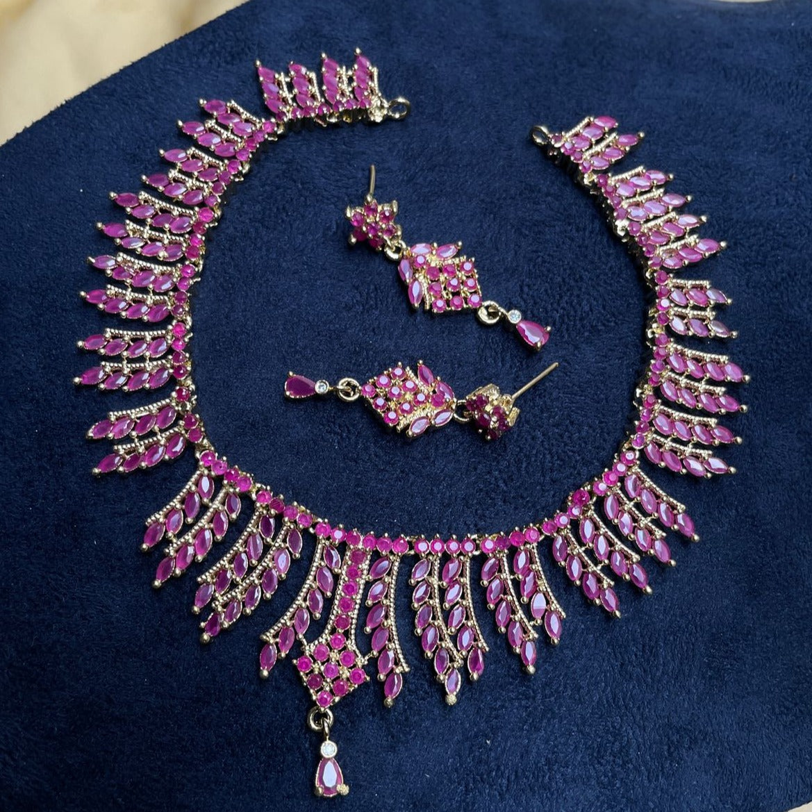 Pink Antique Necklace