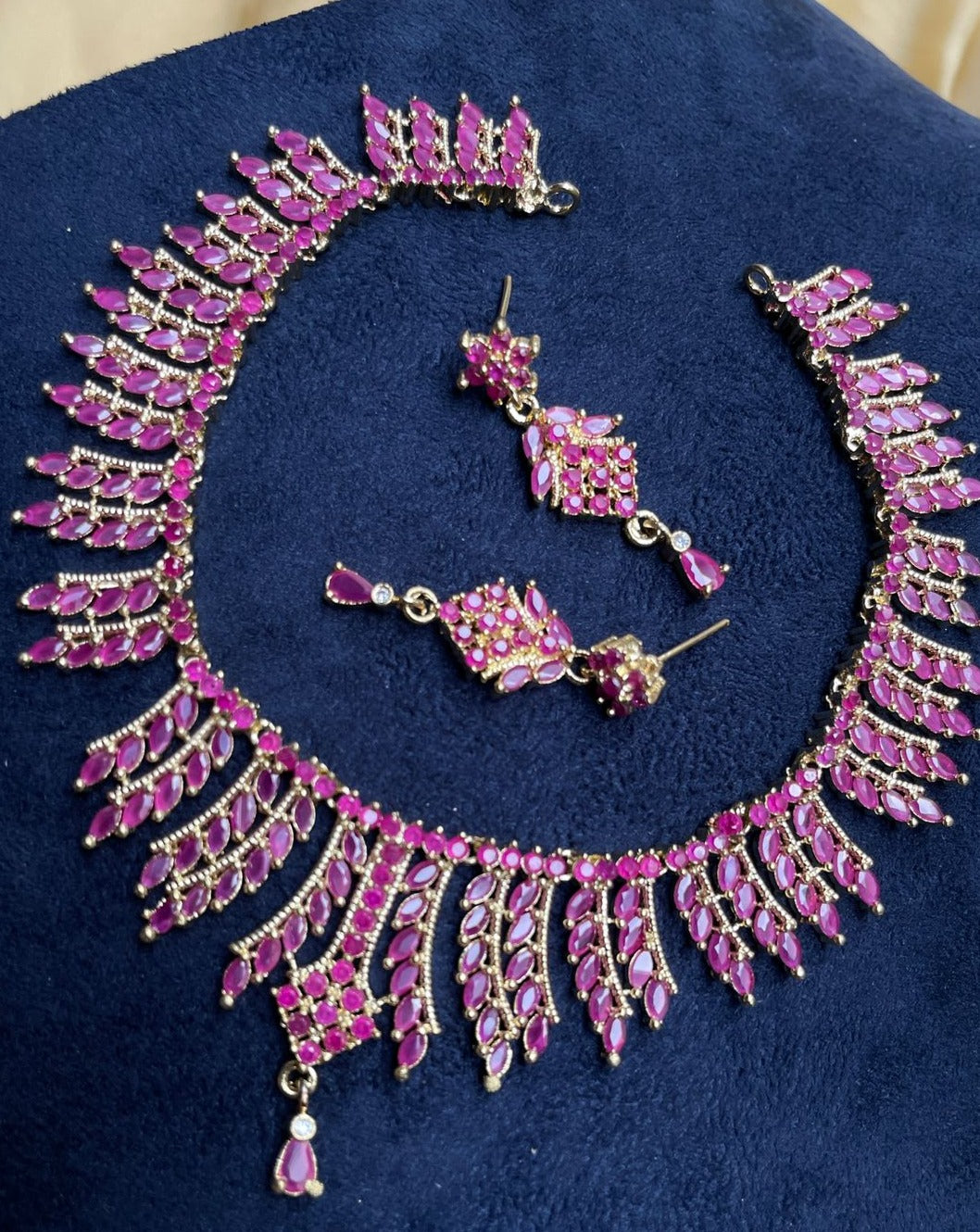Pink Antique Necklace