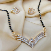 Thumbnail for Classic White Diamond Mangalsutra - Abdesignsjewellery