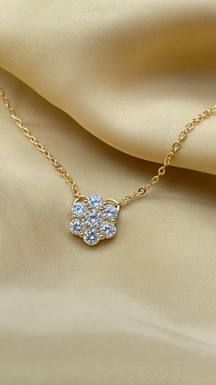 Beautiful Diamond Flower Mangalsutra - Abdesignsjewellery