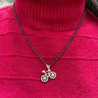 Thumbnail for German Silver Oxidise Cycle Mangalsutra