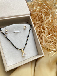 Thumbnail for Gold Plated Single Stone Mangalsutra