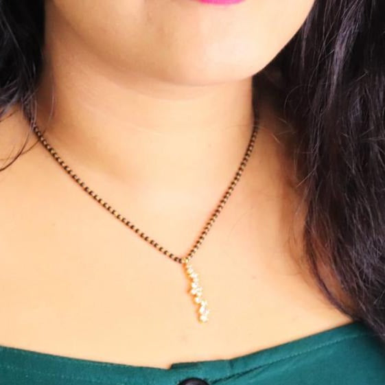 Elegant Gold Plating Mangalsutra - Abdesignsjewellery