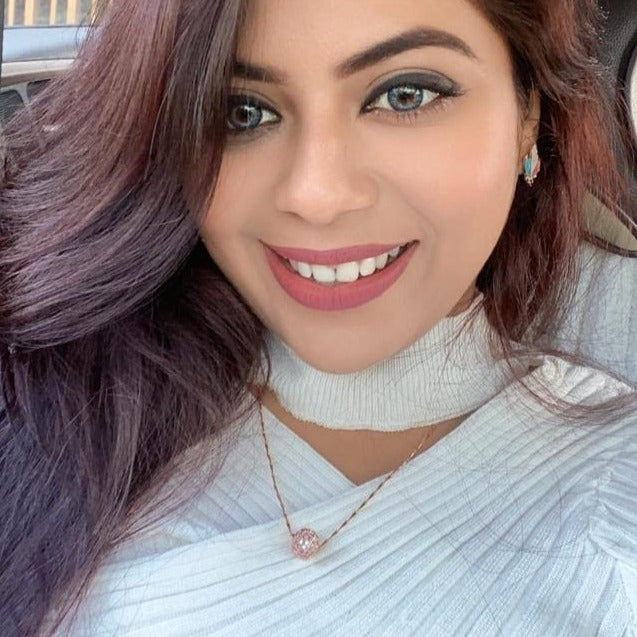 Rosegold Dailywear Round Pendent & Chain - Abdesignsjewellery