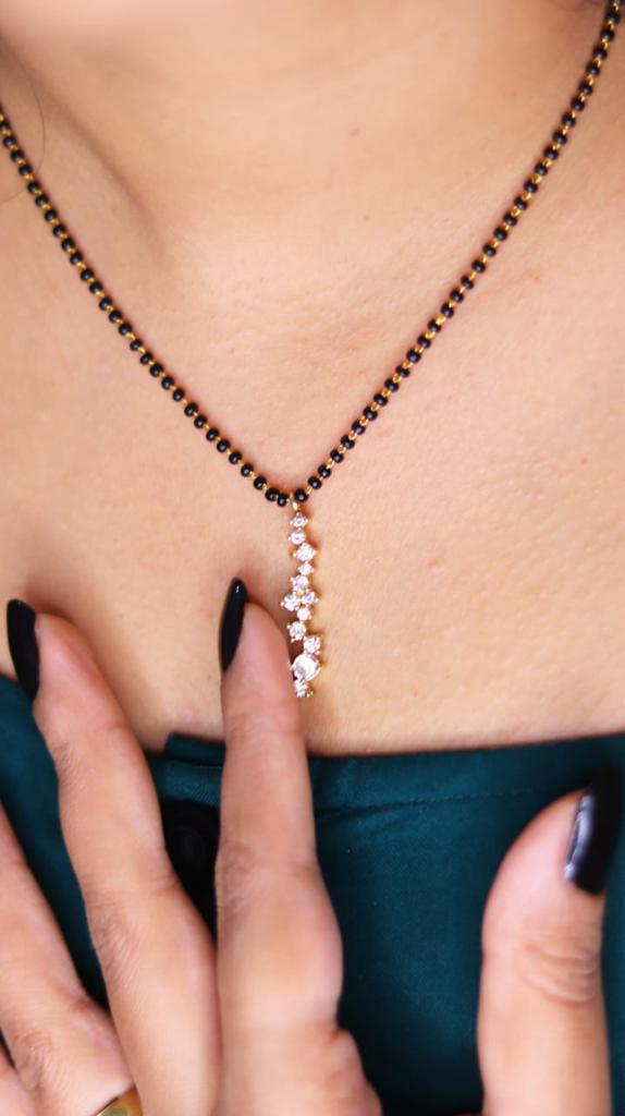 Elegant Gold Plating Mangalsutra - Abdesignsjewellery