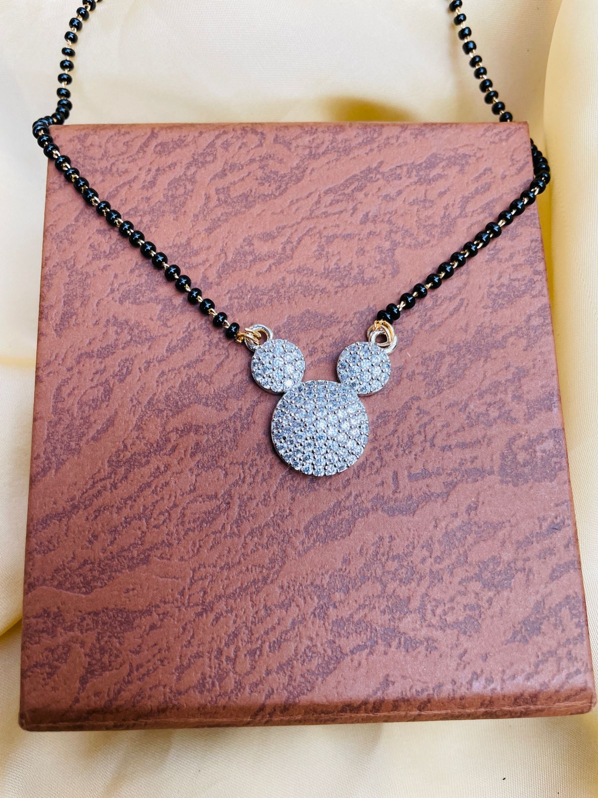 Cute Micky Mouse Mangalsutra - Abdesignsjewellery