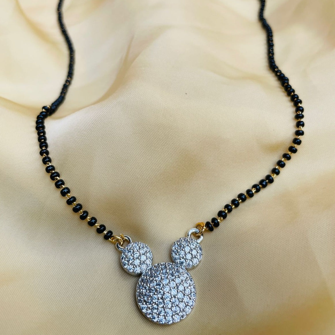Cute Micky Mouse Mangalsutra - Abdesignsjewellery